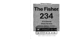 Fisher 234 - Service Manual 